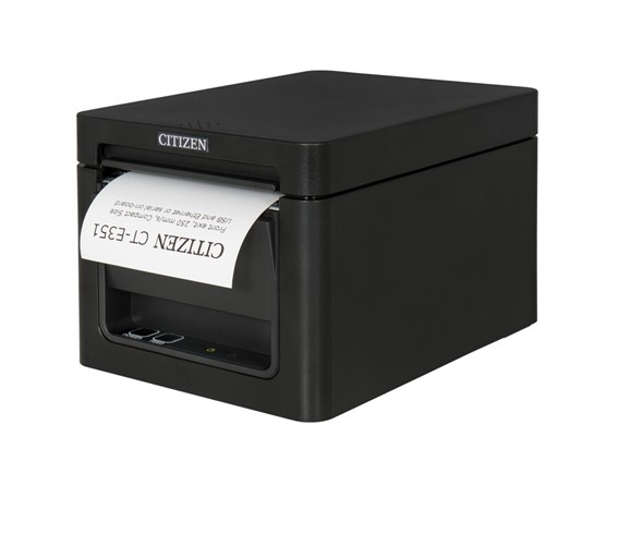Citizen E351USB, USB + serial; front svart