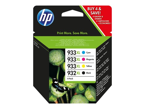 HP 932XL/933XL ink cartridge black and tri-color high capaci