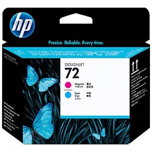 HP 72 Printhead magenta and cyan Vivera DesignJet T1100 T610