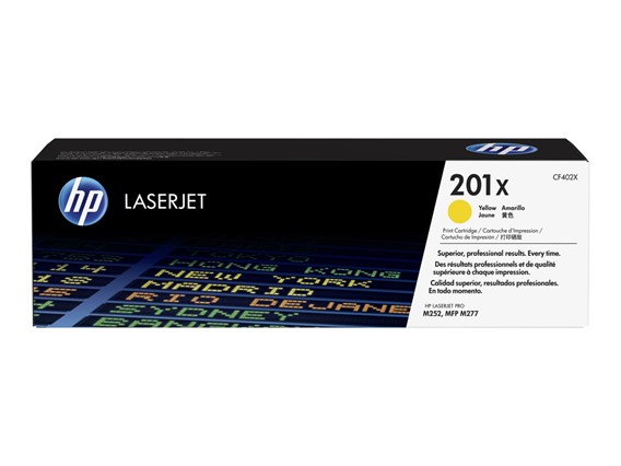 HP 201X Tonercartridge yellow 2.300 pages standard capacity